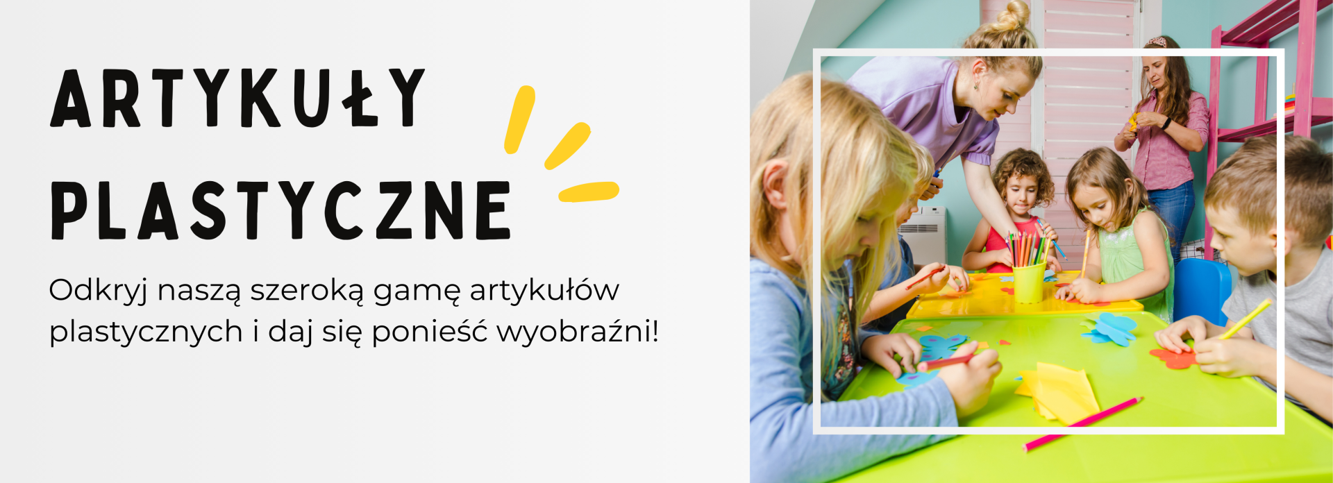 baner artykuły plastyczne