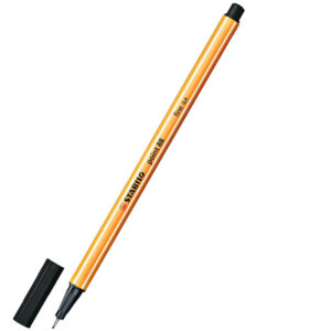 Cienkopis Point 88 czarny, Stabilo