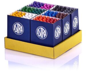 Kredki świecowe zestaw 12-kol. po 12 szt., Astra