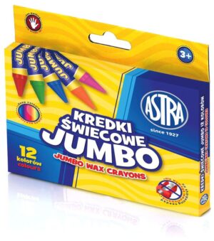 Kredki świecowe 12-kol, Astra