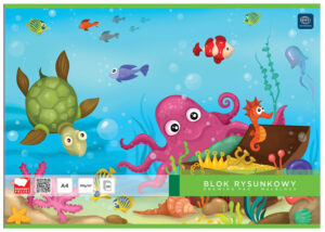 Blok rysunkowy A4 20 k. 80g, Interdruk