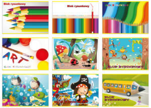 Blok rysunkowy A4 20 k. Economy , Interdruk