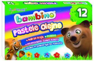 Pastele olejne 12kol Bambino, St.Majewski