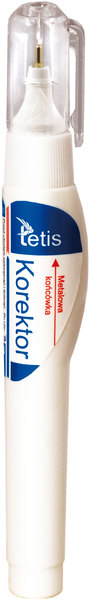 Korektor w długopisie 7ml BK001-AM, Tetis