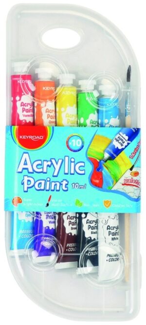 Farby akrylowe 10x10 ml, Keyroad