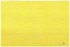 Krepina 180 g/m2 żółta (Yellow) 50x250cm 576, Cartotecnica Rossi
