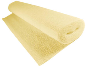 Krepina 180 g/m2 kremowa (Cream) 50x250cm 577, Cartotecnica Rossi
