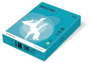 Papier ksero kolorowy A4 80g. nieb-ciem. AB48, Maestro color