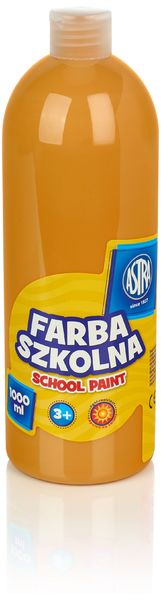Farba szkolna 1000 ml - brązowa jasna, Astra