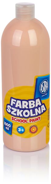 Farba szkolna 1000 ml - cielista, Astra