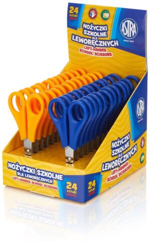 Nożyczki leworęczne szkolne,  Astra