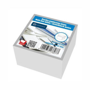 Bloczek kartek białych 85x85x35mm nieklejonych, Interdruk