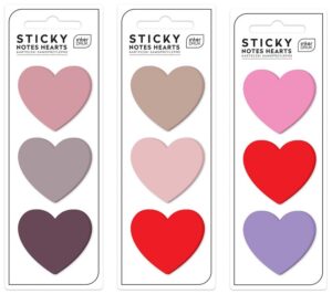 Karteczki samoprzylepne kształty Hearts, Interdruk