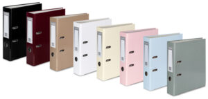 Segregator A4-75mm dźwig. z listwą FCK pastelowy różowy, VauPe