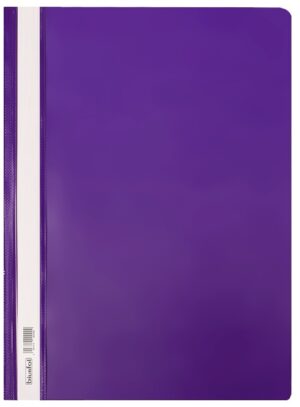 Skoroszyt plastikowy twardy A4 fioletowy , Biurfol