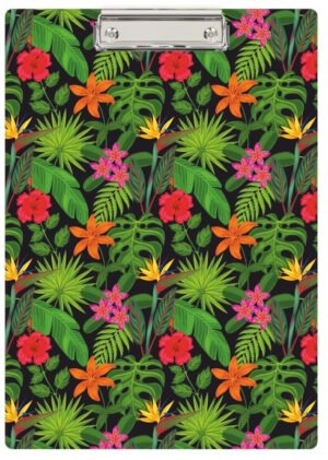 Deska z klipem A4 z nadrukiem Flowers, Biurfol