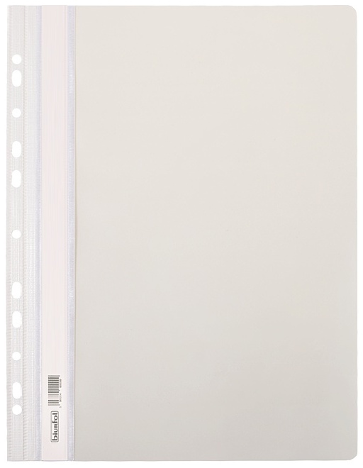 Skoroszyt wpinany plastikowy twardy A4 biały , Biurfol