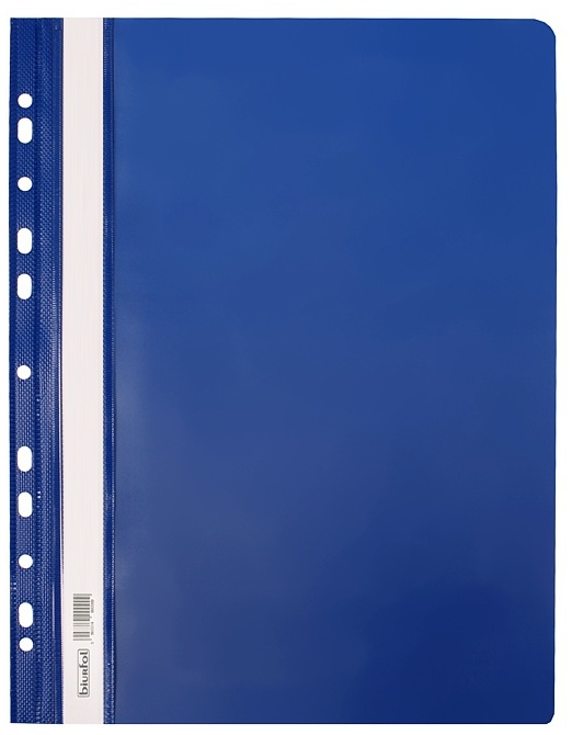 Skoroszyt wpinany plastikowy twardy A4 granat. , Biurfol