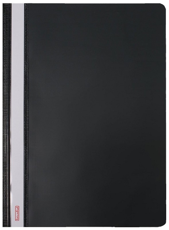 Skoroszyt plastikowy twardy A4 czarny, Biurfol