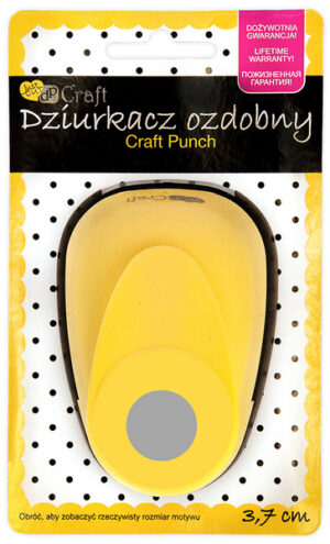 Dziurkacz ozdob. 3.7 cm kółko, Dp Craft