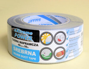 Taśma naprawcza DUCT 48x50m srebrna, Smart