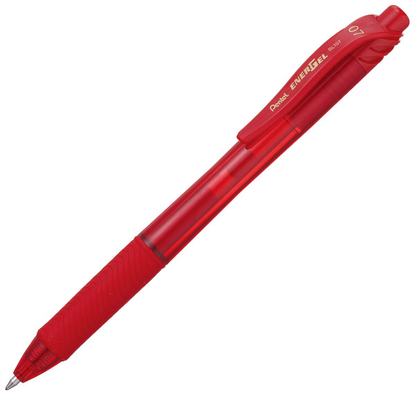 Pióro kulkowe BL107 czerwone., Pentel