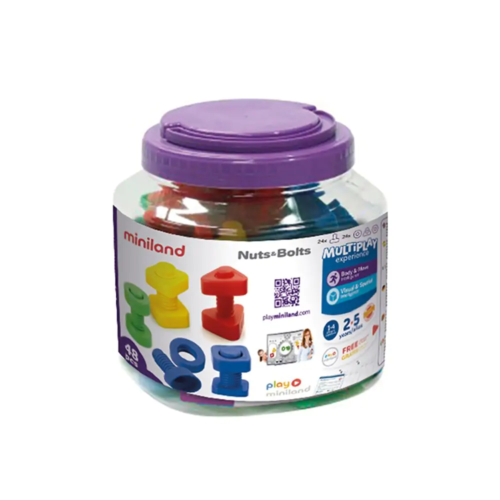 Śrubki i nakrętki 48 el.