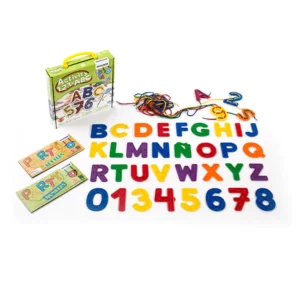 Przewlekanka liter i cyfr 123 ABC