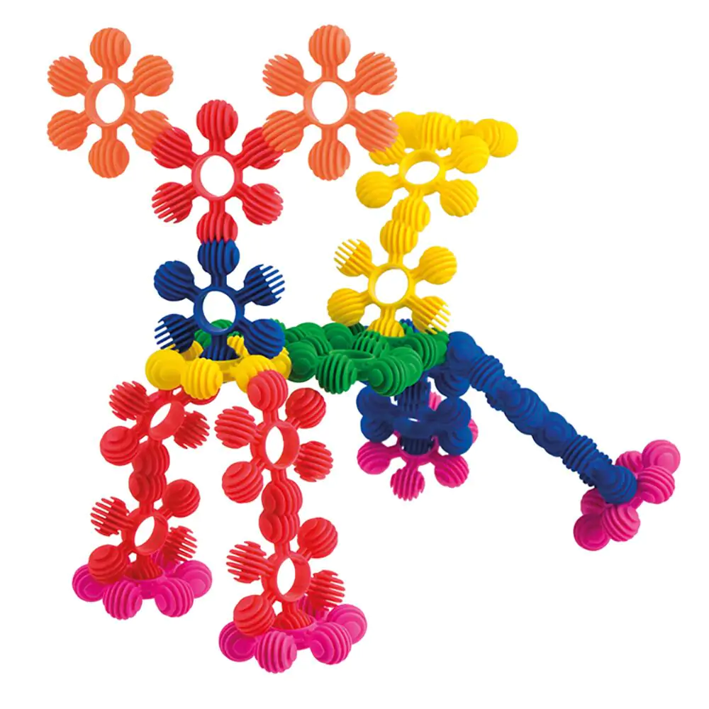 Klocki śnieżynki 48 el.