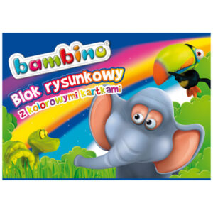 Blok rysunkowy kolor. A4 16 k. Bambino Stand., Unipap