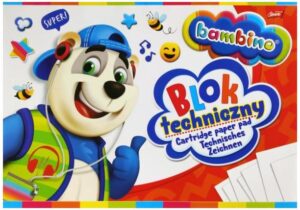 Blok techniczny A3 10 k. Bambino, Unipap