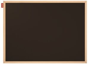 Tablica do kredy 60 x 40 cm czarna rama drewniana, MemoBe