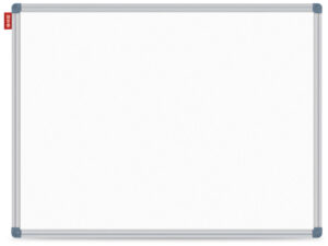 Tablica suchościeralno-magnetyczna 150x100 cm biała, rama aluminiowa Class, MemoBe
