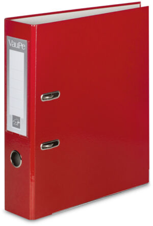 Segregator A4-75mm dźwig. z listwą FCK czerwony, VauPe