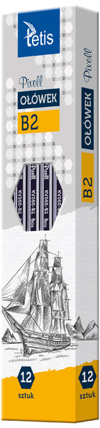Ołówek 2B Pixell KV060-B2, Tetis