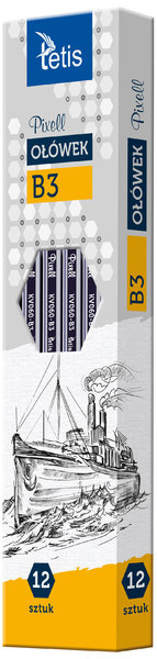 Ołówek 3B Pixell KV060-B3, Tetis