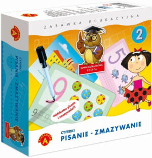 Gra edukacyjna Cyferki Pisanie i Zmazywanie-2 0737, Alexander
