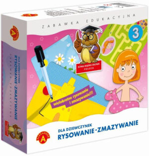 Gra edukacyjna Dla Dziewczynek Pisanie i Zmazywanie-3 0738, Alexander