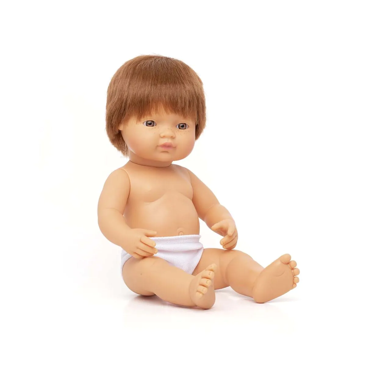 Lalka chłopiec Europejczyk rudy 38 cm