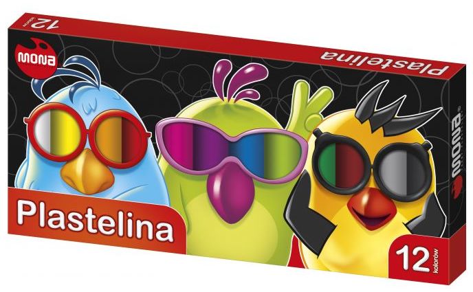 Plastelina 12-kol., Mona