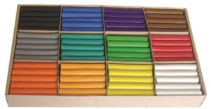 Plastelina zestaw dla przedszkoli 180szt (12kol x 15szt), Mona