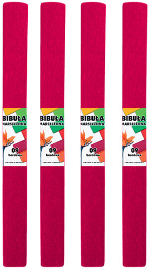 Krepina bordowa rolka 50 x 200 cm kol. 09, Starpak