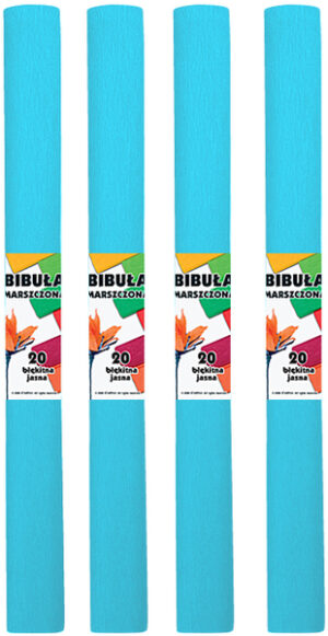 Krepina błękit-jas. rolka 50 x 200 cm kol. 20, Starpak