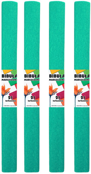 Krepina turkus rolka 50 x 200 cm kol. 21, Starpak