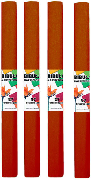 Krepina brąz-jas. rolka 50 x 200 cm kol. 27, Starpak