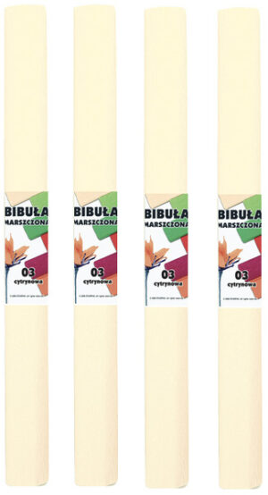 Krepina kremowa rolk 50 x 200 cm kol. 02, Starpak