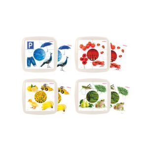 Zestaw puzzli: Kolory podstawowe – 4 układanki